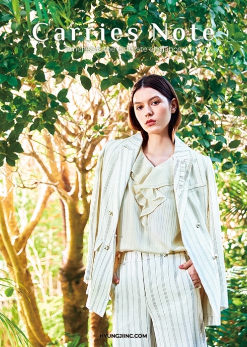 캐리스노트 2022년 SS 화보 이미지.(사진=형지I&C)