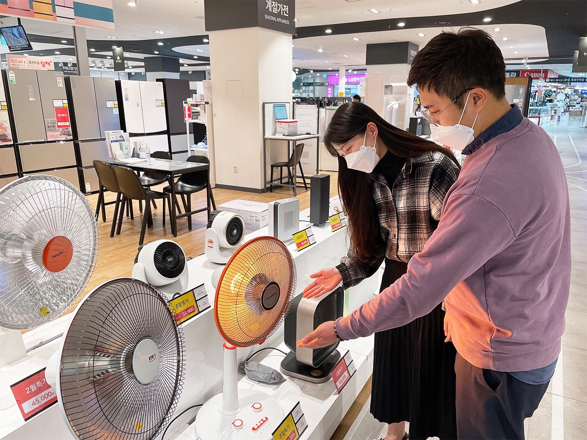 전자랜드, 늦겨울 한파로 2월 난방 가전 판매량 급증
