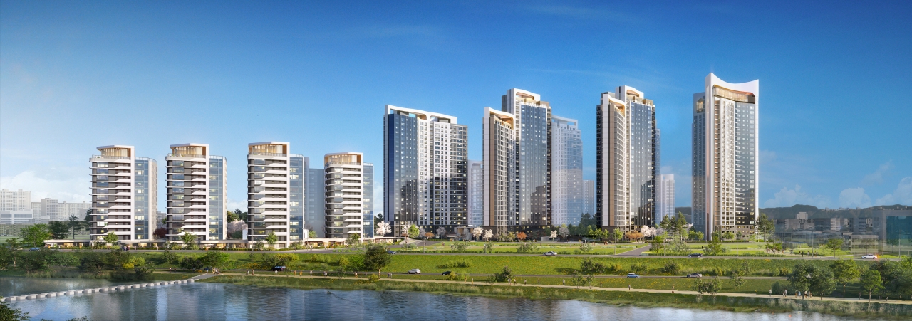 수성1지구 재개발 사업지 투시도.(사진=DL이앤씨)