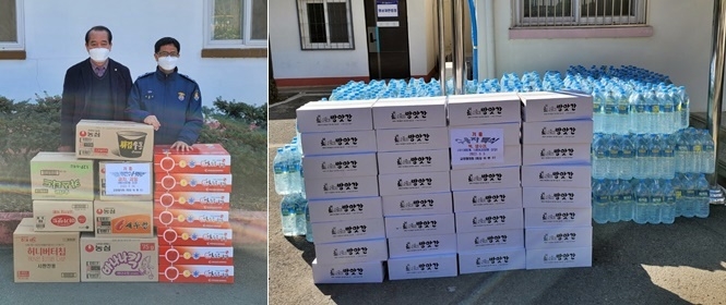 2월 24일 수용자특식과 3월 3일 수용자 특식.(사진제공=창원교도소)