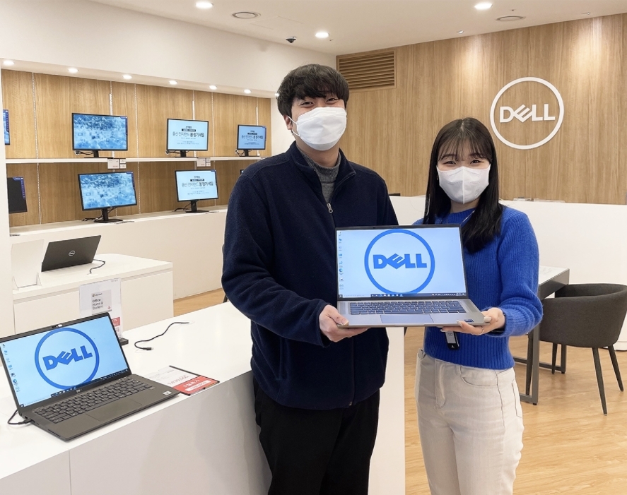 전자랜드, 델 PC 입점 100일 기념 온·오프 동시 행사 진행 전경. (사진=전자랜드)
