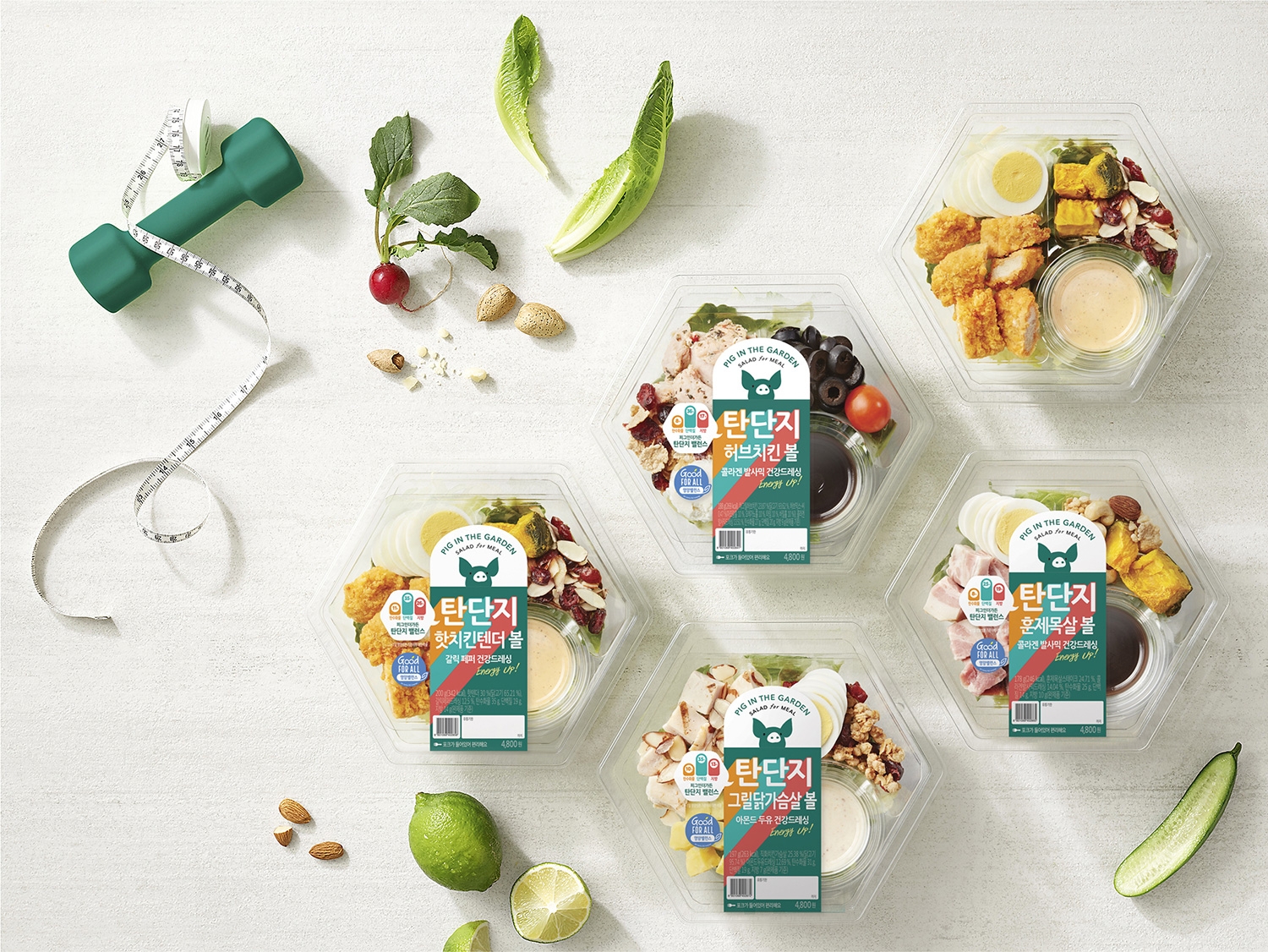 SPC삼립, ‘피그인더가든 볼샐러드’ 탄단지 라인업 출시