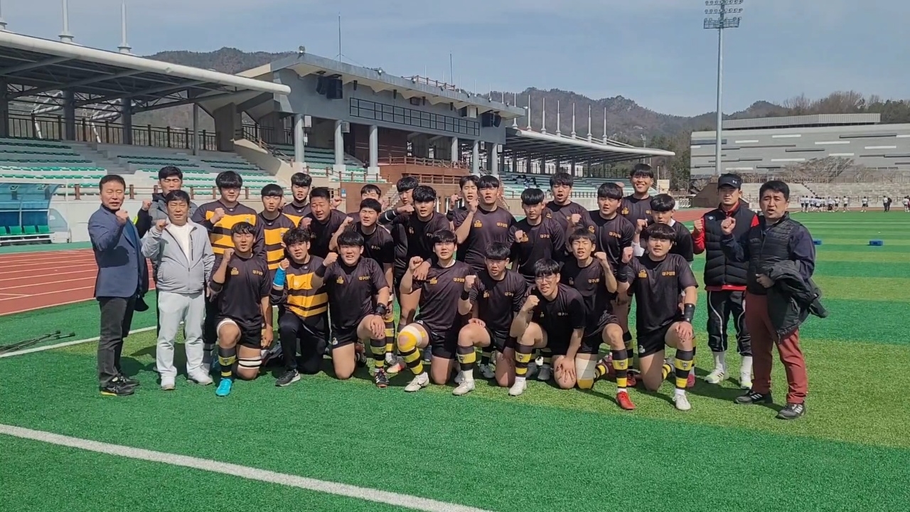 OK배정장학재단-대한럭비협회 ‘럭비 꿈나무 육성 위한 매칭그랜트 장학기금’ 전달