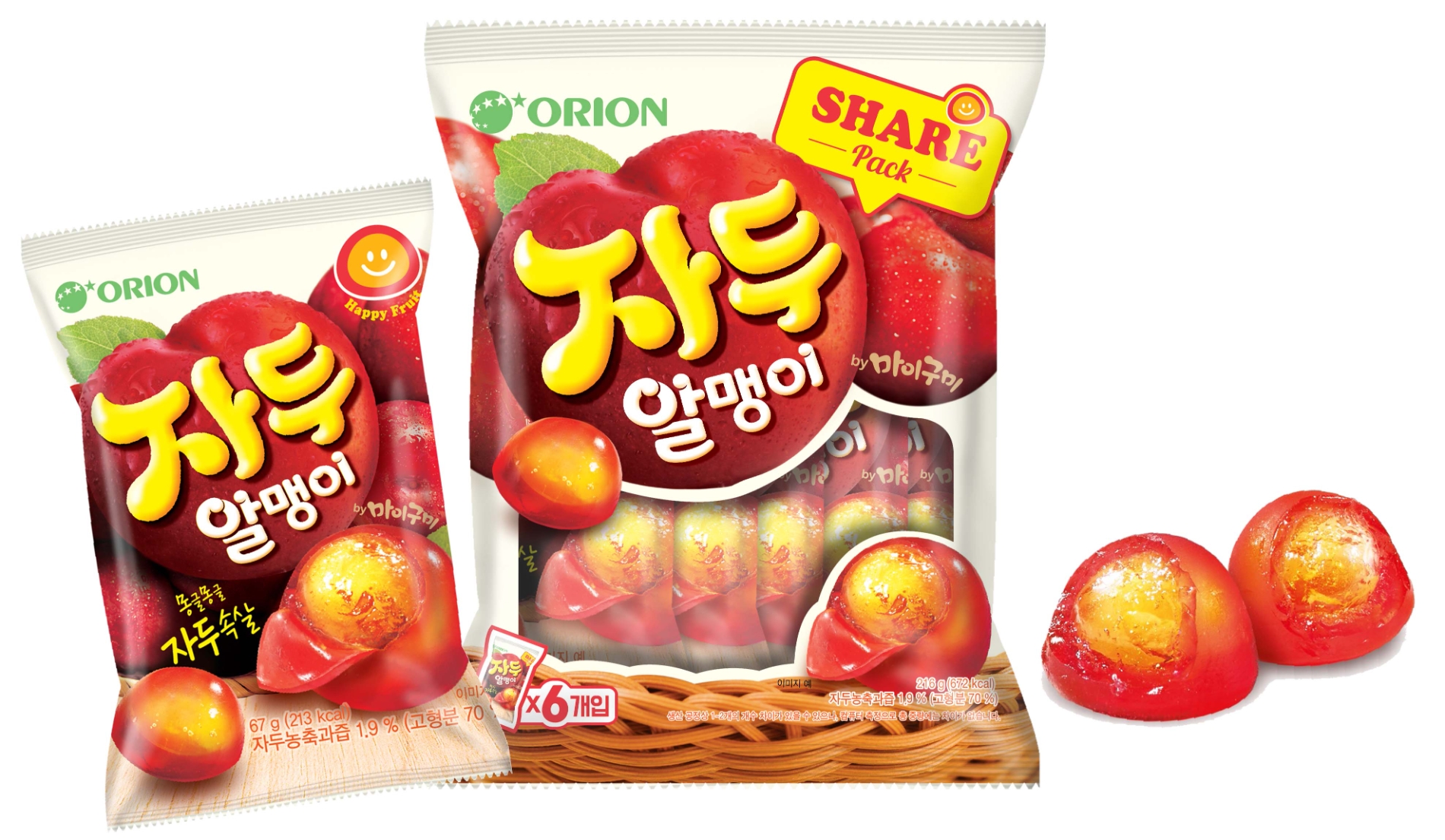 오리온, ‘마이구미 자두알맹이’ 출시