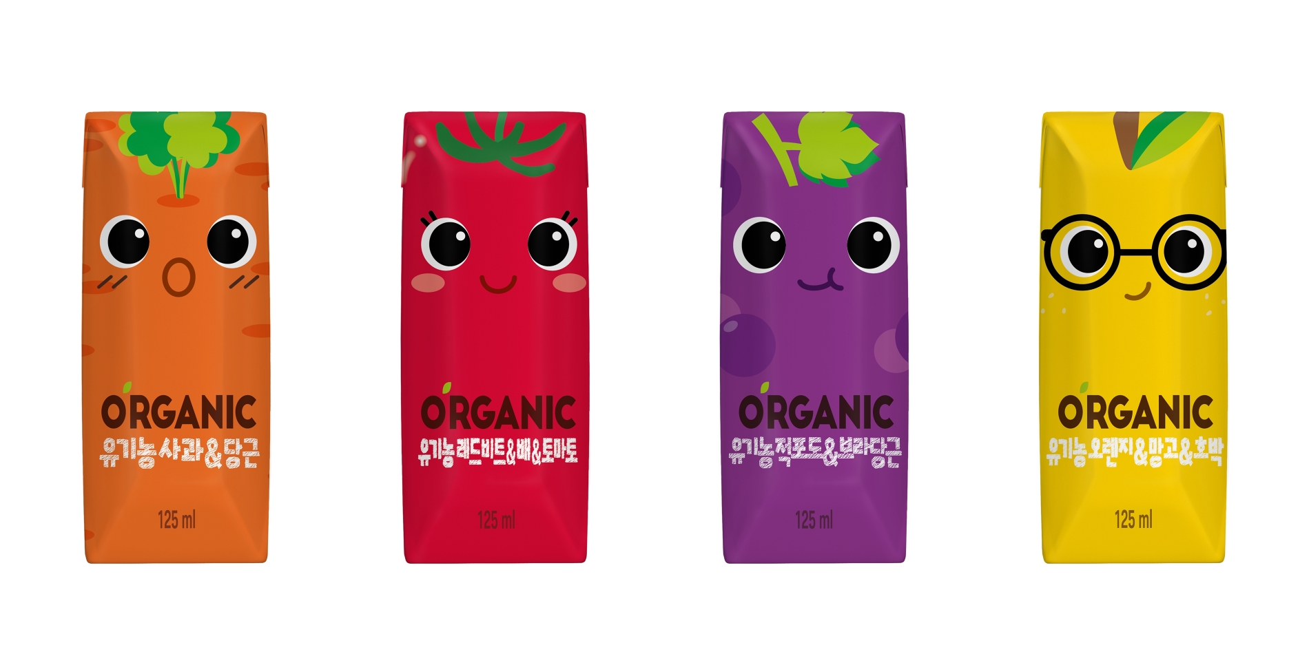 롯데칠성음료, 주스 브랜드 '오가닉 주스' 4년만에 디자인 리뉴얼