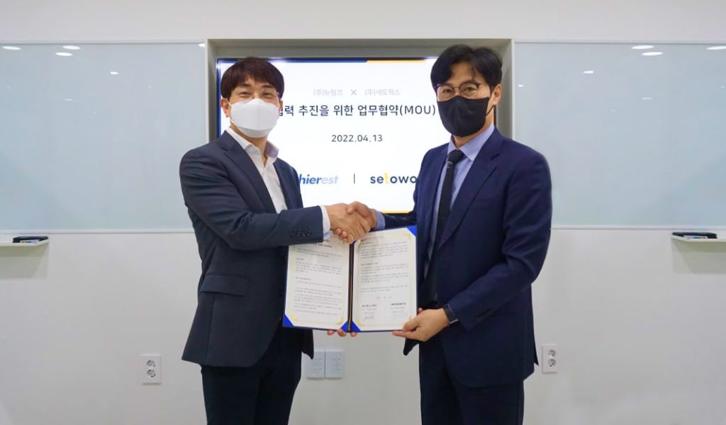 캐셔레스트, 글로벌 크라우드 펀딩 기업 세토웍스와 전략적 파트너십 체결