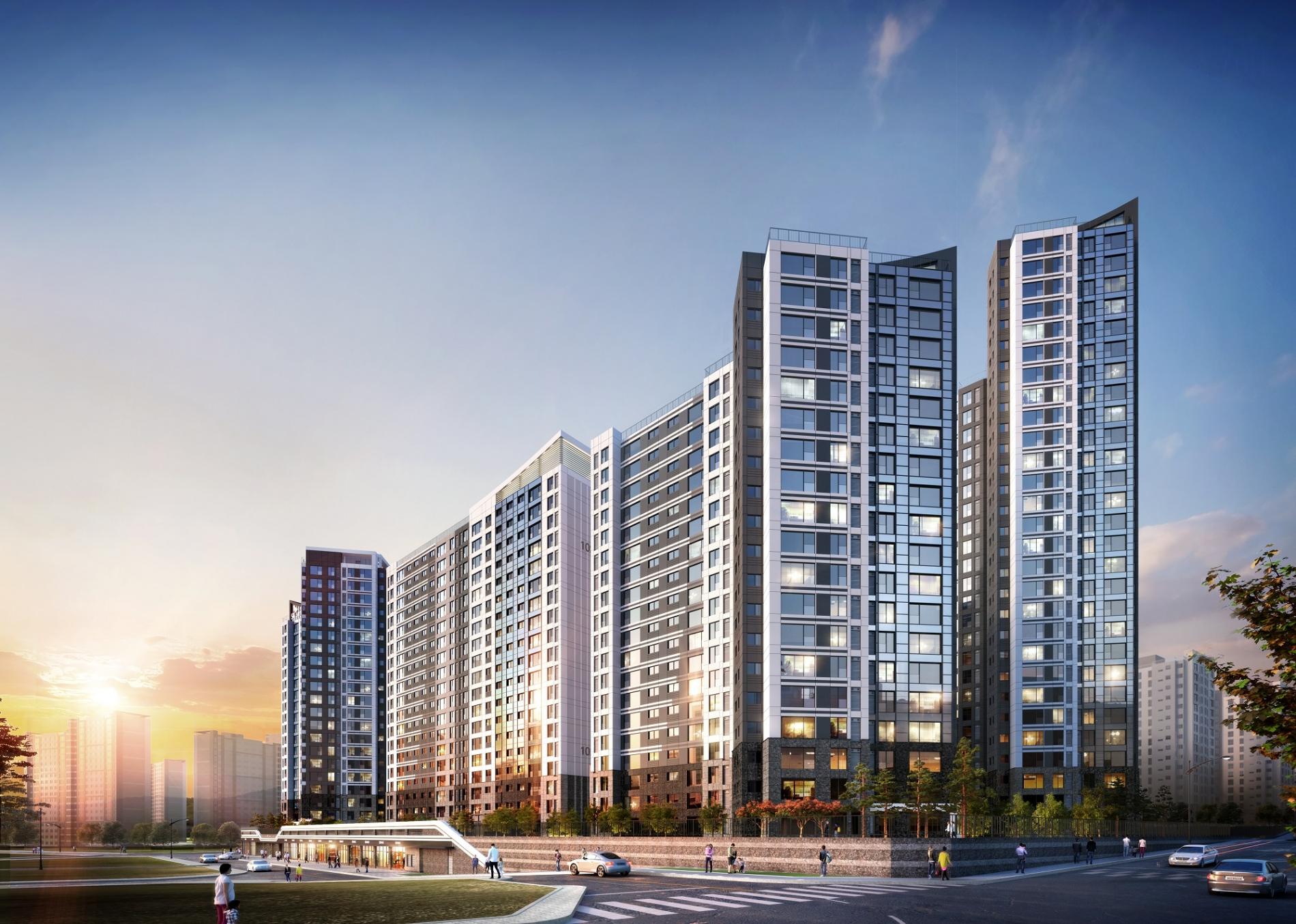 센텀 아스트룸 SK뷰 투시도.(사진=SK에코플랜트)