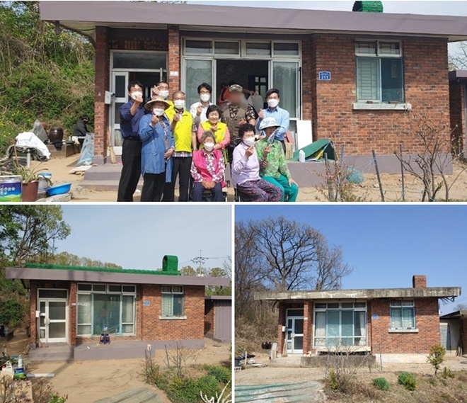 수리 전후 주택 모습.(사진제공=의정부준법지원센터)