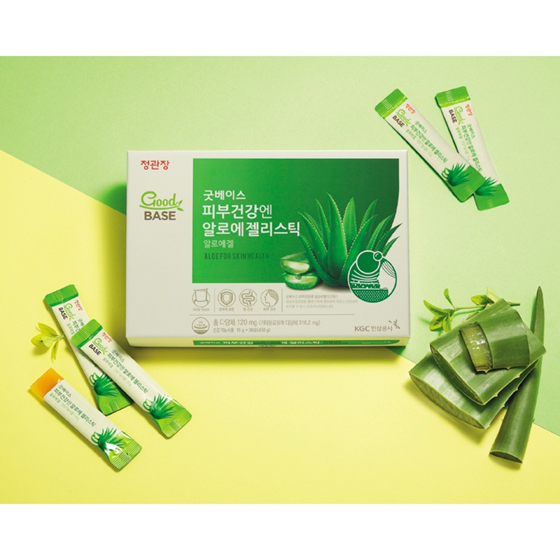 정관장 굿베이스, ‘피부건강엔 알로에젤리스틱’ 이너뷰티 신제품 출시