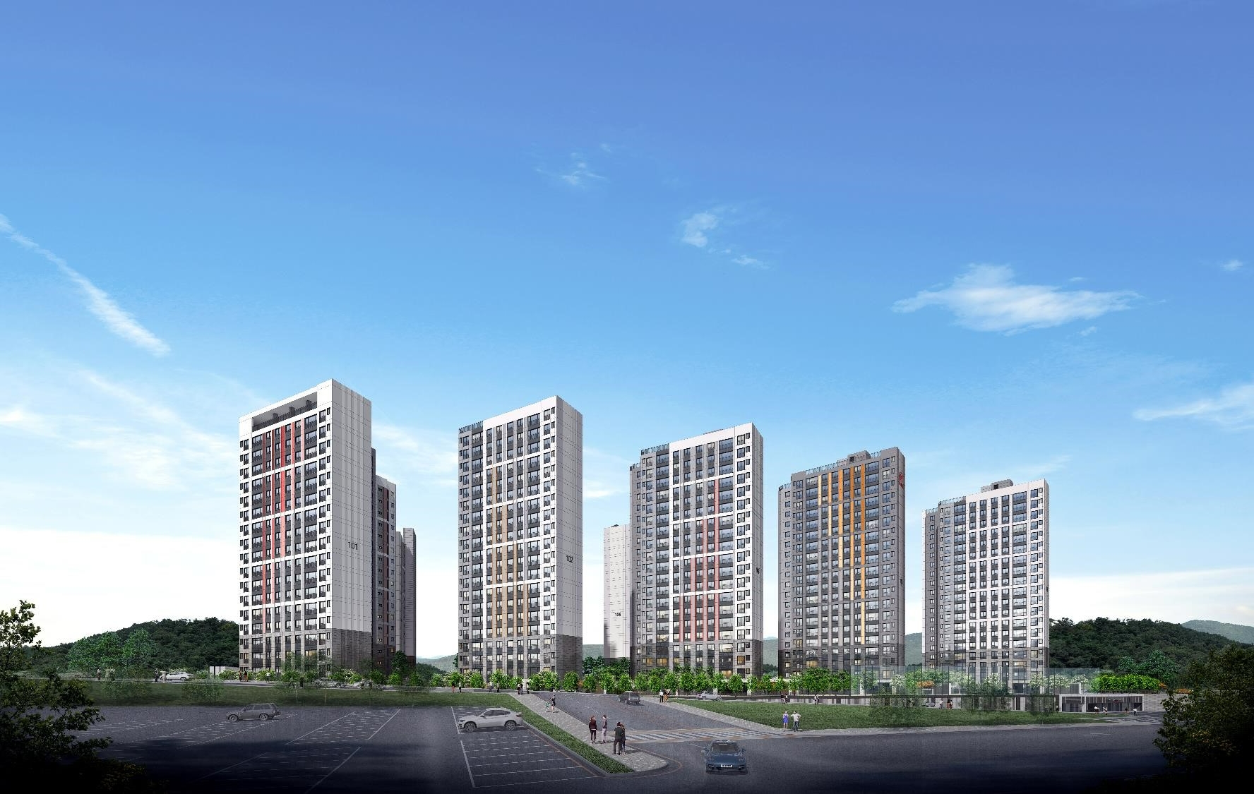 힐스테이트 영광 투시도