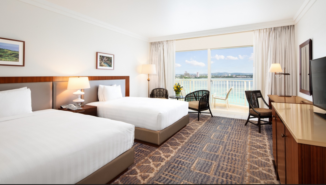 롯데호텔 괌 오션 프론트 디럭스 룸 이미지.(사진=롯데호텔 괌)