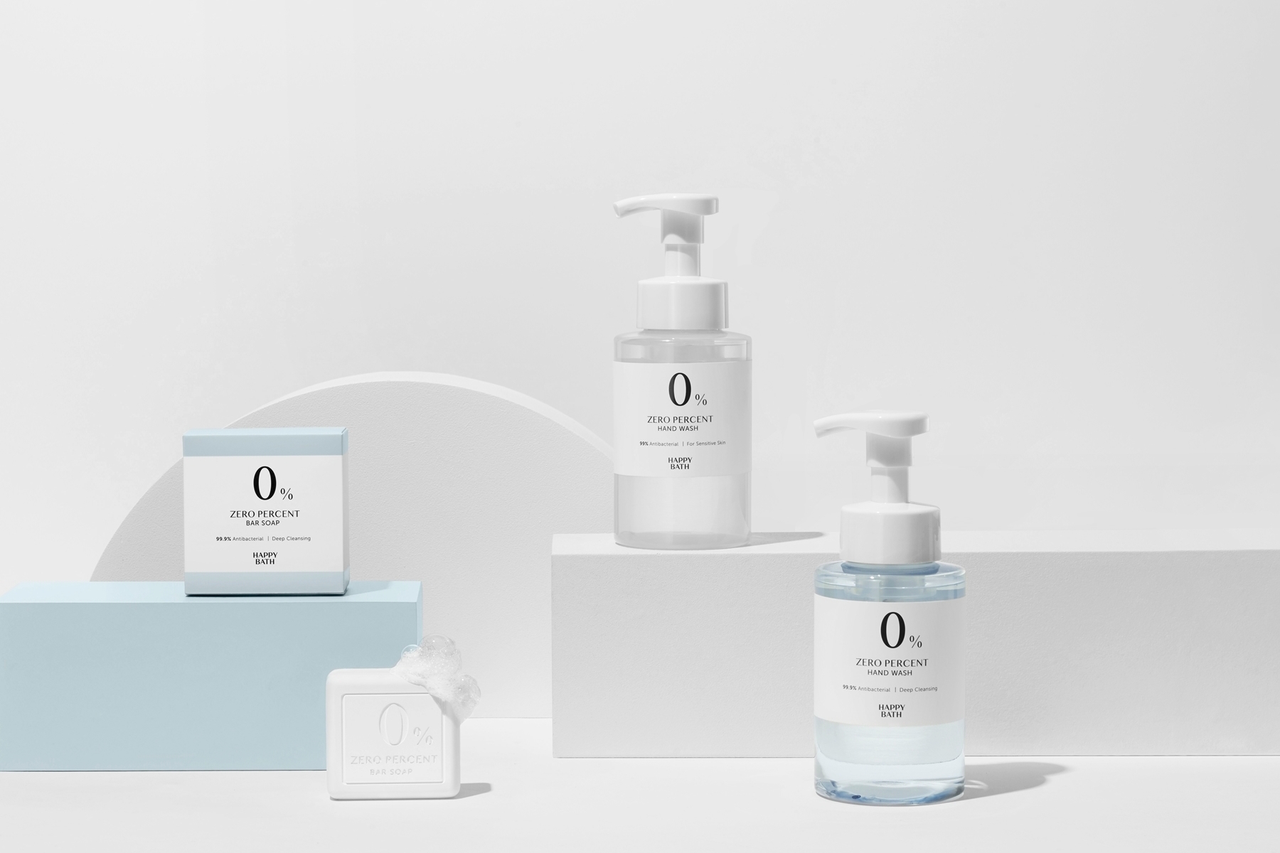 해피바스, 제로퍼센트 핸드워시와 바솝 출시
