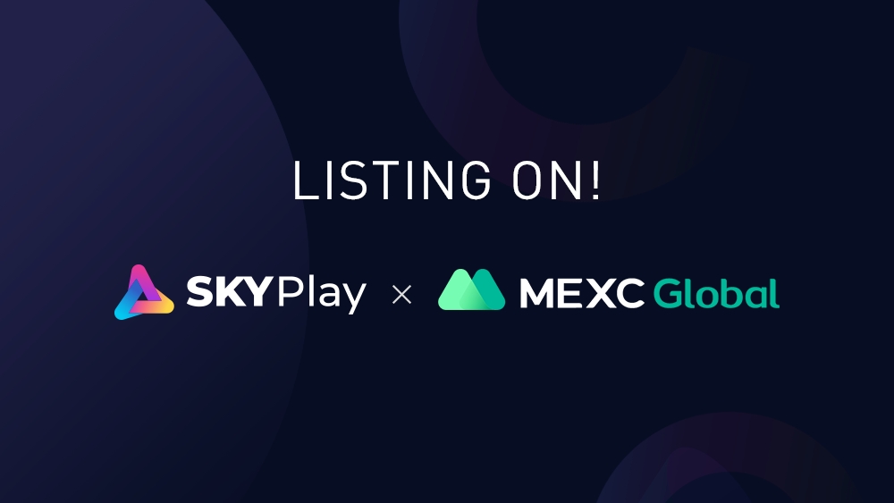 NFT 비즈니스 플랫폼, 스카이 플레이(SKY Play) 자체 토큰 MEXC 상장