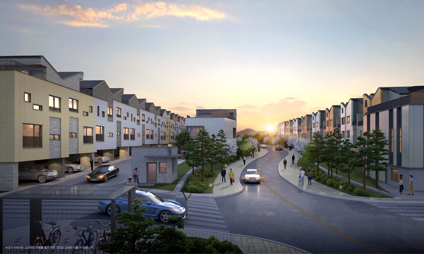 현대건설, 블록형 단독주택 ‘힐스테이트 양주옥정 파티오포레’ 분양