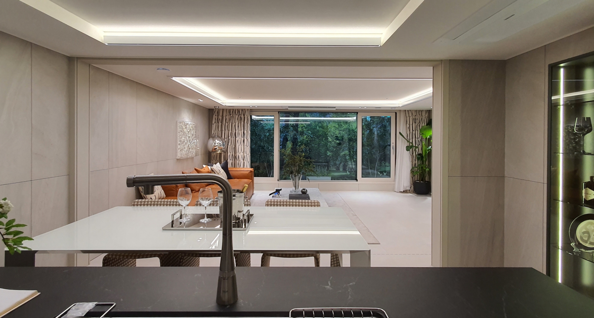 리모델링 견본주택 세대내부 전경.(사진=포스코건설)