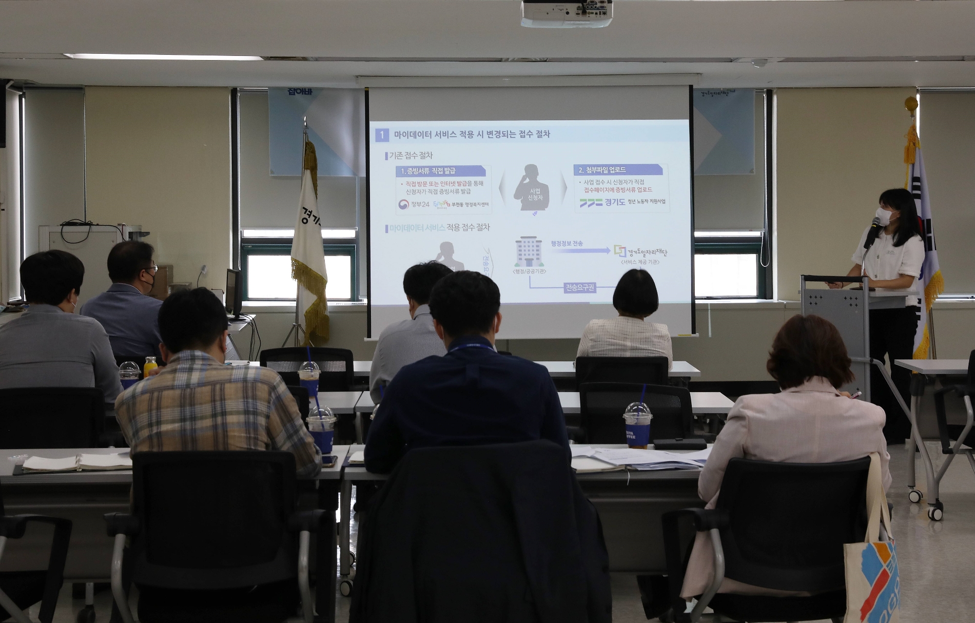 청년 복지포인트 공공 마이데이터 서비스 적용 보고회