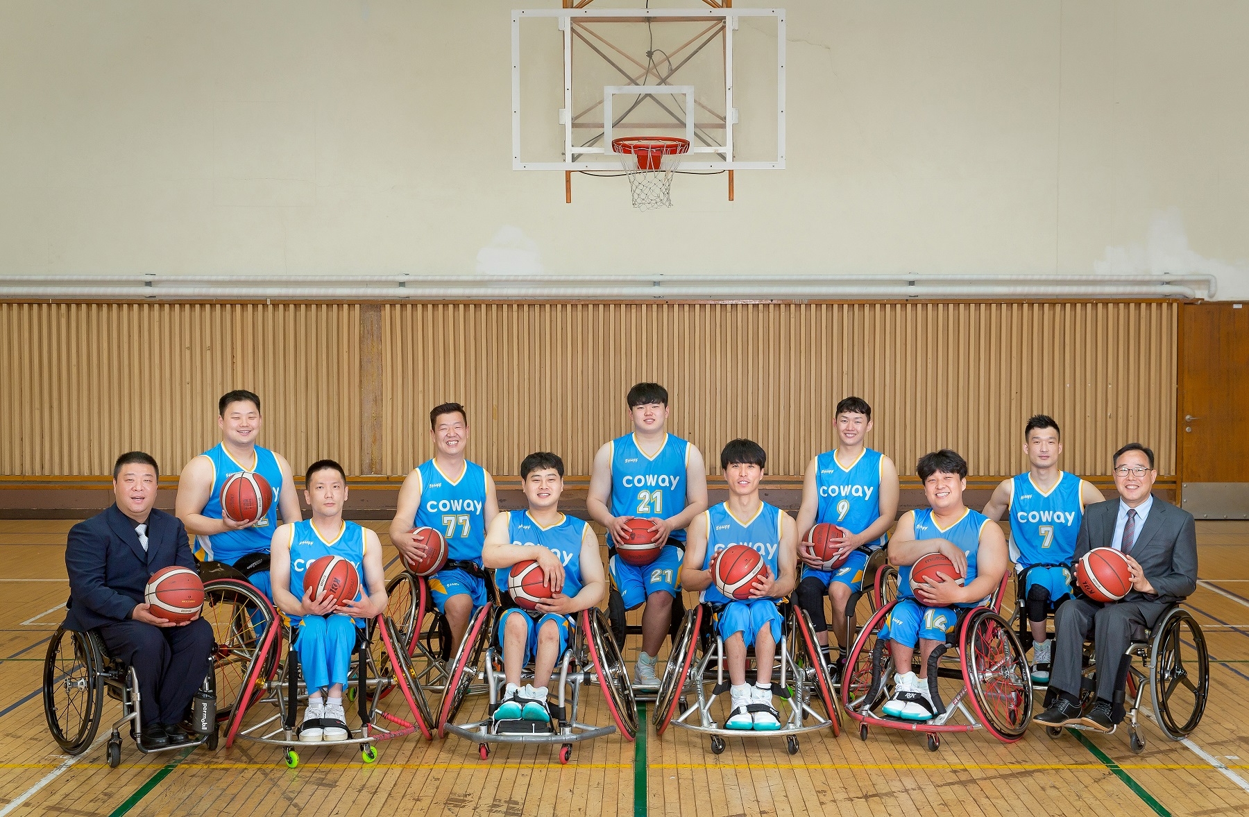 코웨이 휠체어농구단, 제주도지사배 국제휠체어농구대회 출전