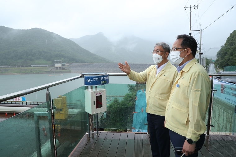박재현 한국수자원공사 사장, 운문댐 현장점검 실시