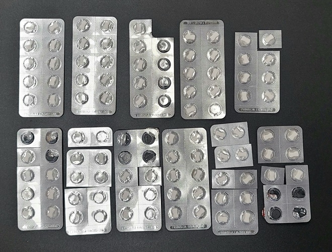 압수품(식용억제제 106정).(사진제공=경남경찰청)