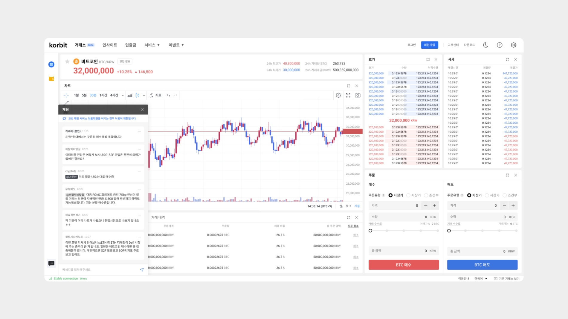 코빗, 가상자산 거래소 내 채팅 서비스 출시