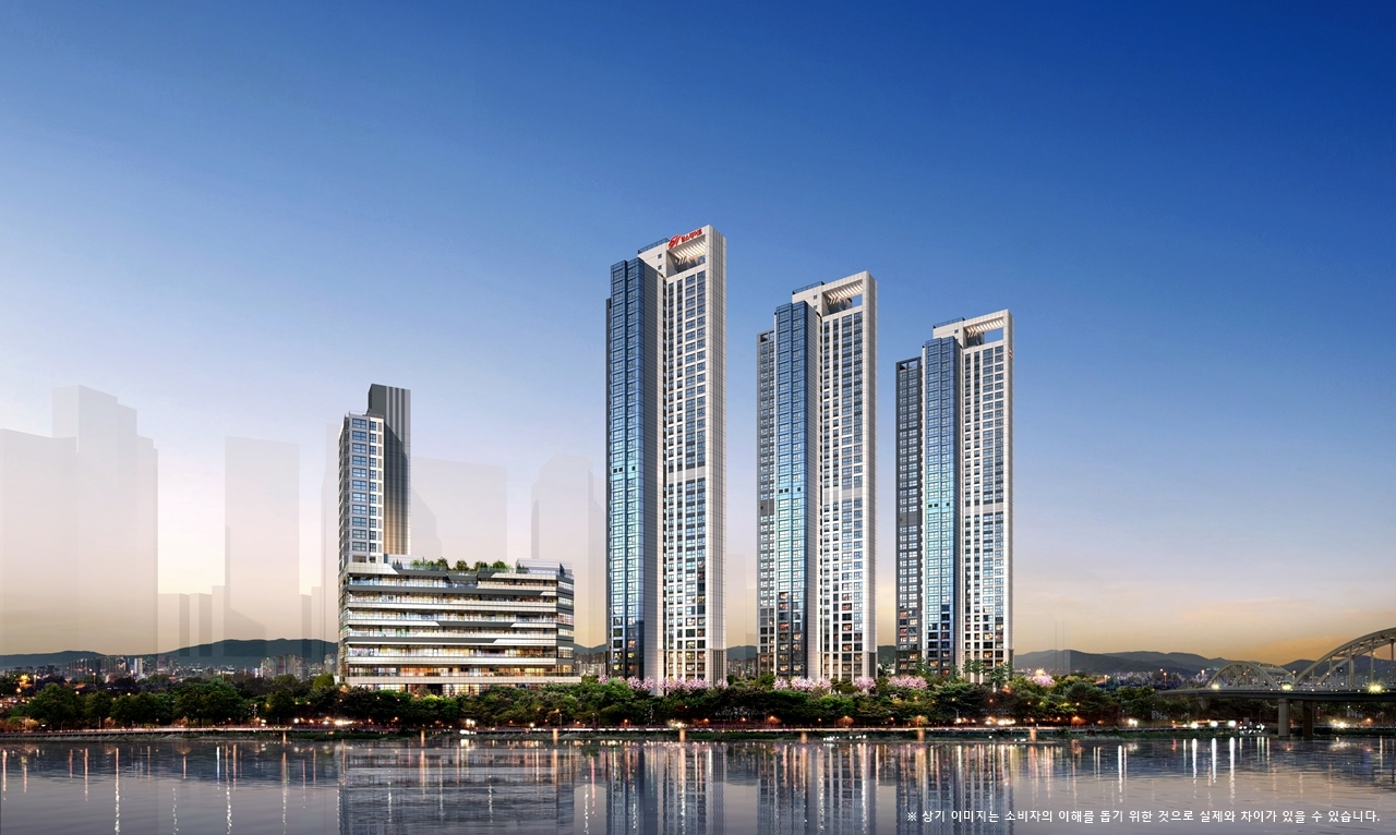 힐스테이트 센텀 더퍼스트 투시도.(사진=현대엔지니어링)