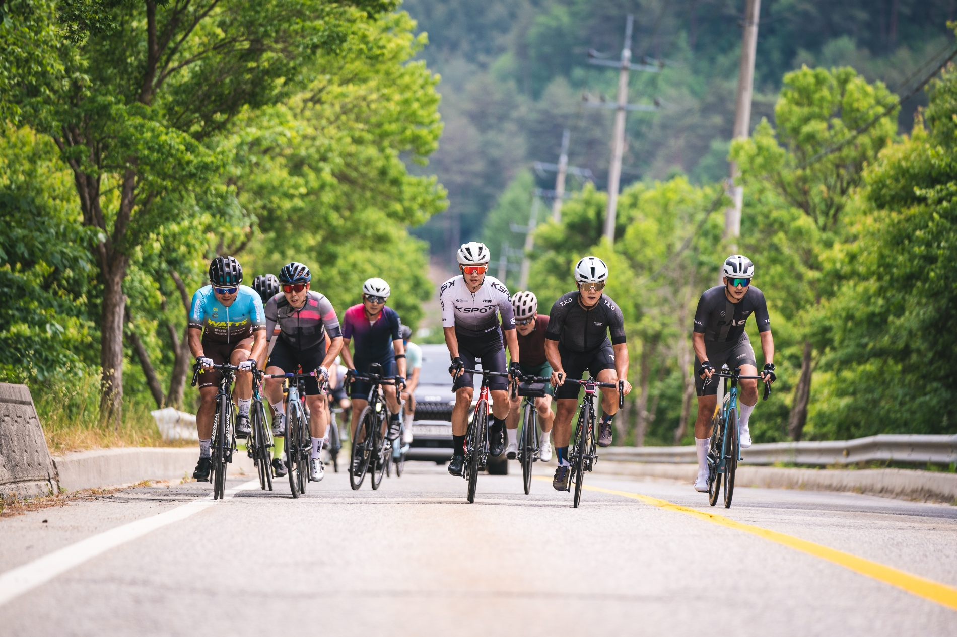 현대 N 사이클링 페스티벌 코스 주행.(사진=현대자동차)