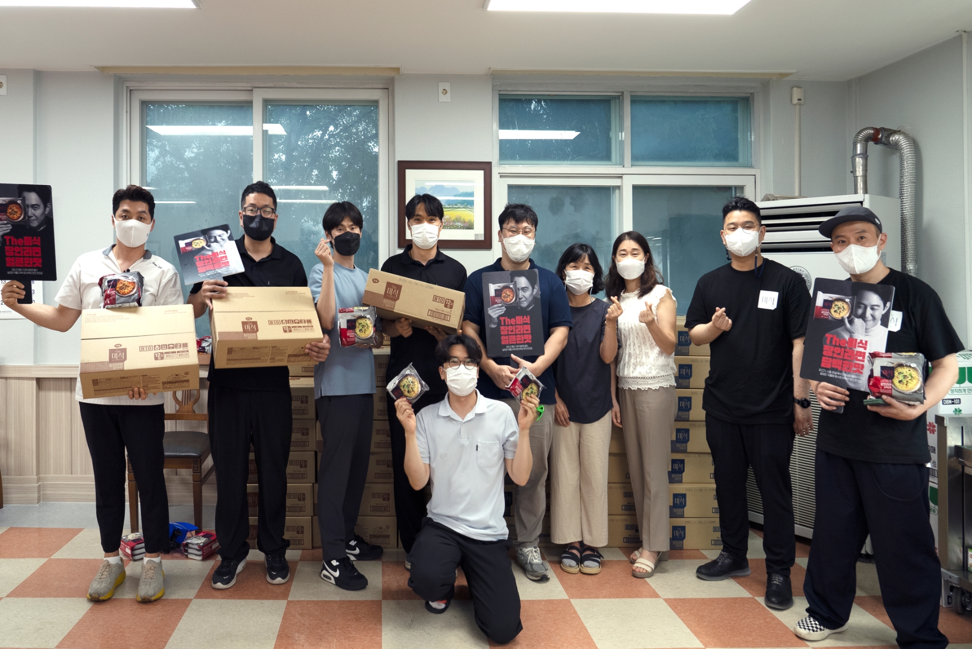 하림, ‘더미식 장인라면’ 첫 ‘오피스어택’… 서울소년분류심사원 찾았다