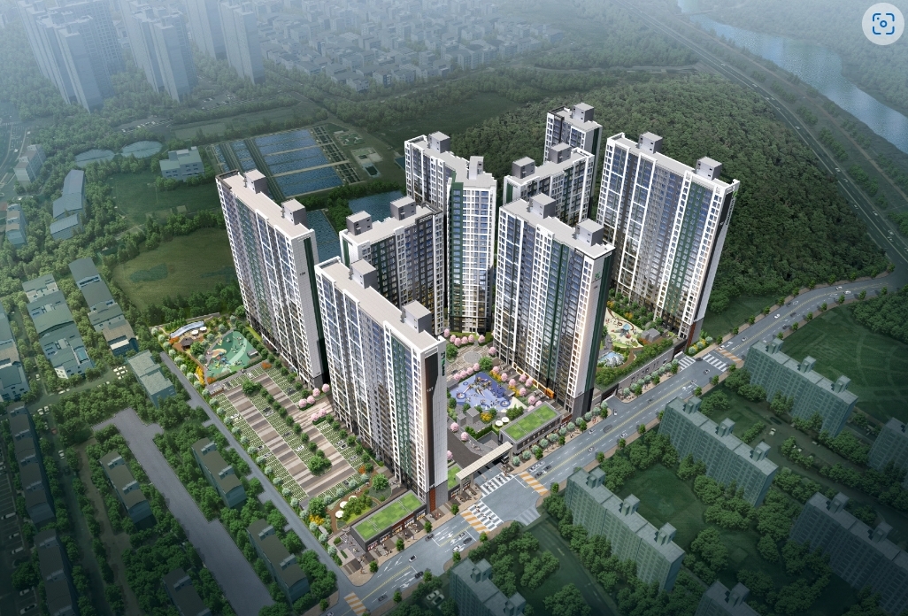 구미 해모로 리버시티’ 단지 조감도.(사진=HJ중공업)