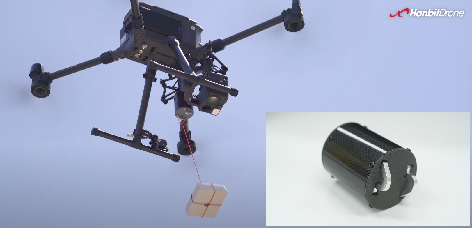 한빛드론, DJI용 '투하장치' 자체개발