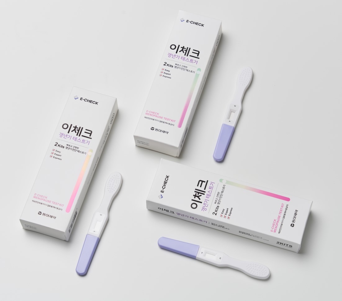 동아제약, 여성 갱년기 자가 진단할 수 있는 ‘이체크 갱년기테스트기’ 신규 론칭