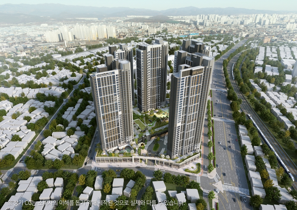 현대건설 ‘힐스테이트 서대구역 센트럴’ 오피스텔 청약 진행