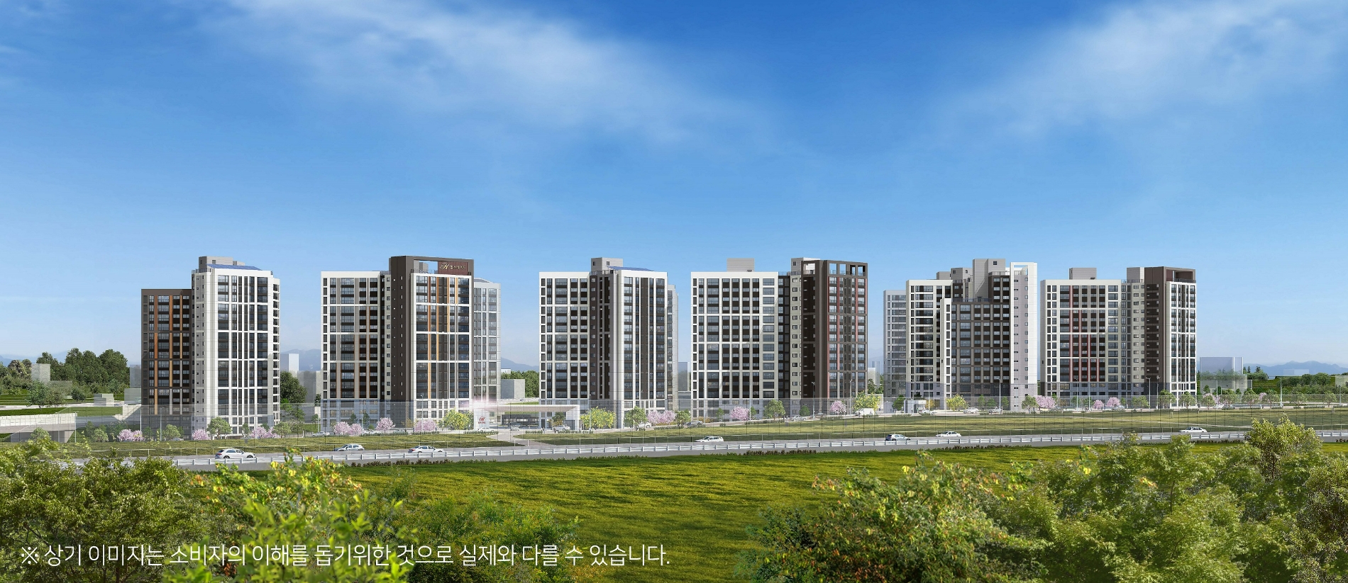 현대건설, ‘힐스테이트 원주 레스티지’ 분양…중대형 975가구