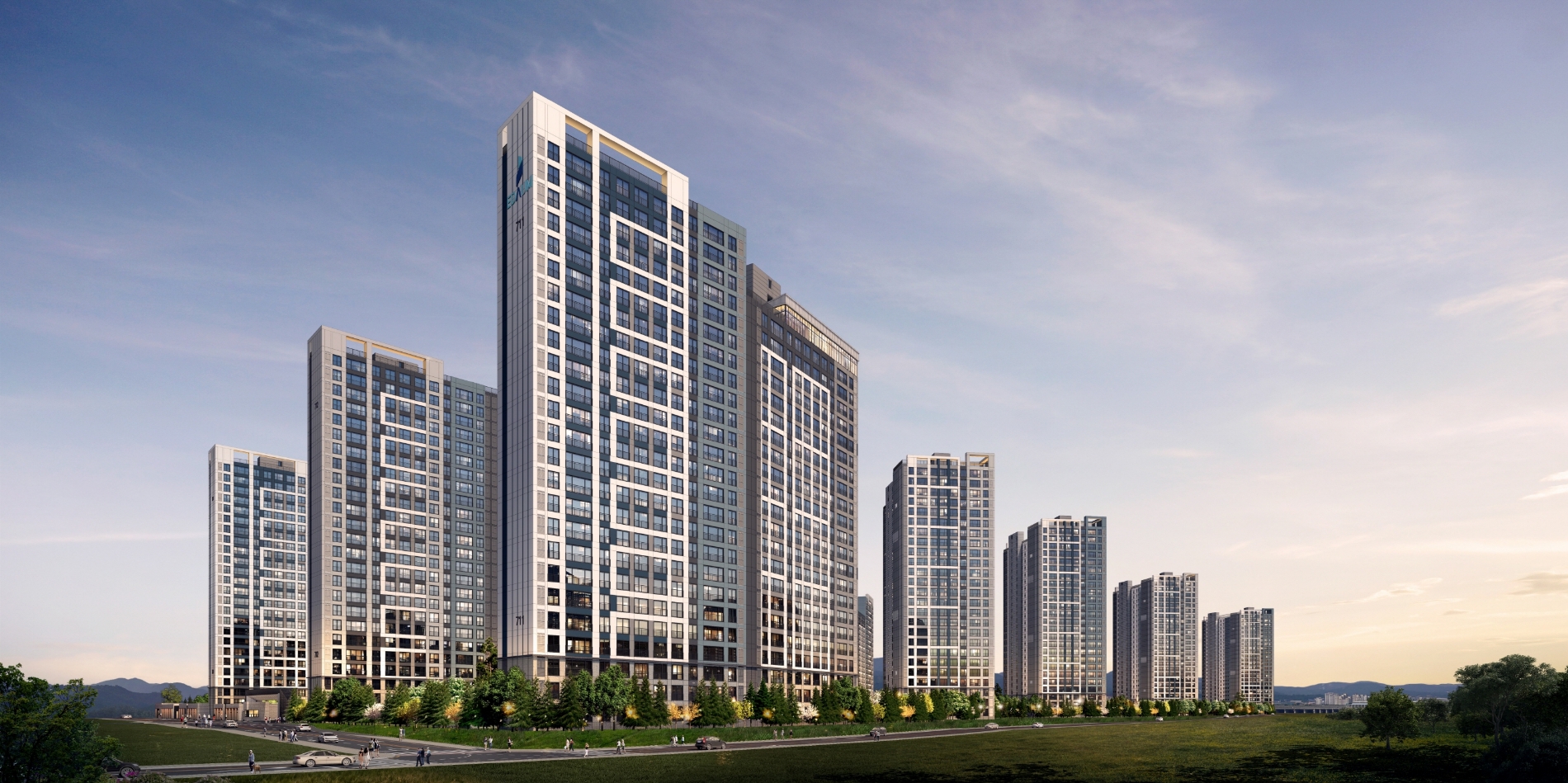 오송역 이다음 노블리스 투시도.