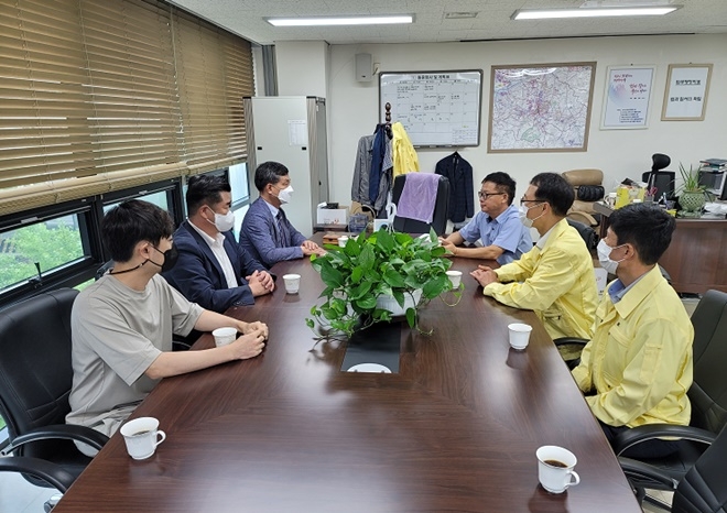 충남지부·천안보호관찰소 기관장 2자 협의회 모습.(사진제공=한국법무보호복지공단충남지부)
