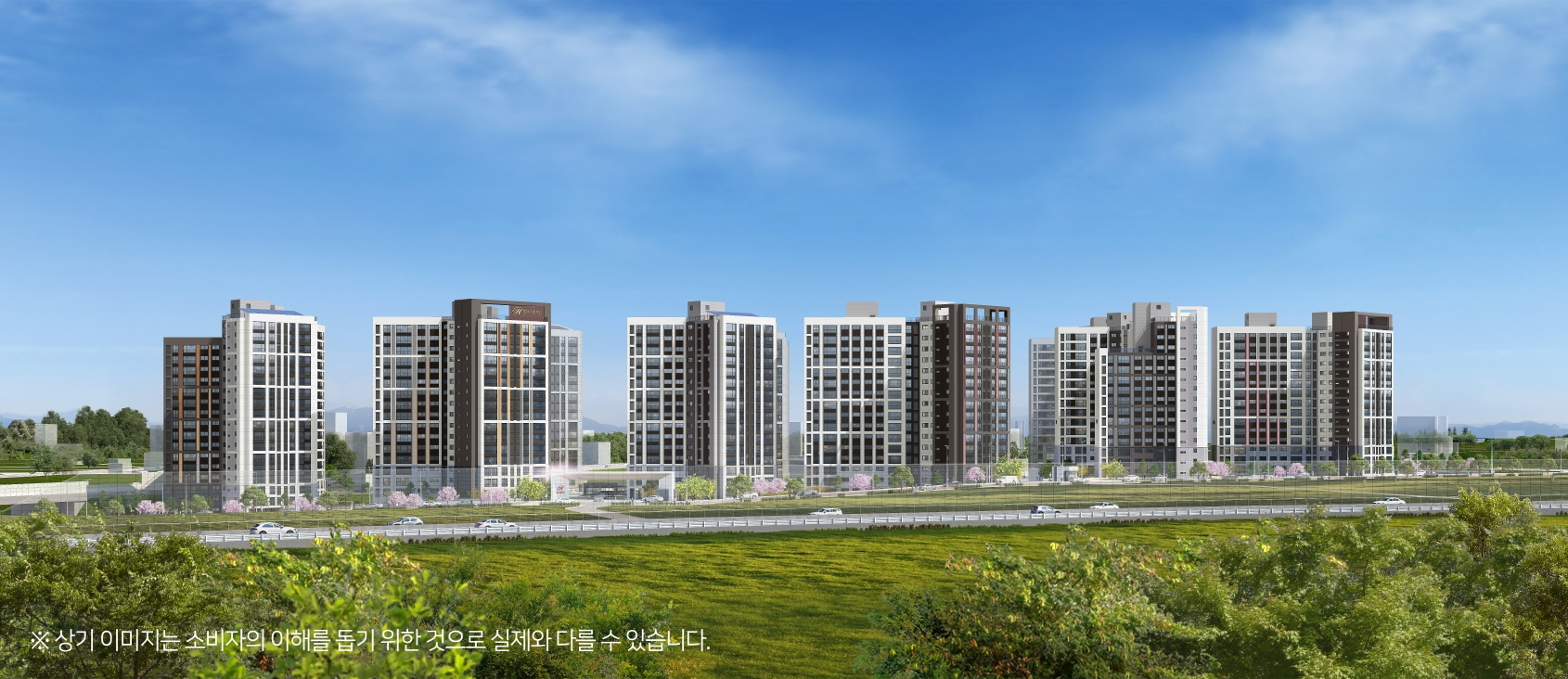 힐스테이트 원주 레스티지 투시도.(사진=현대건설)