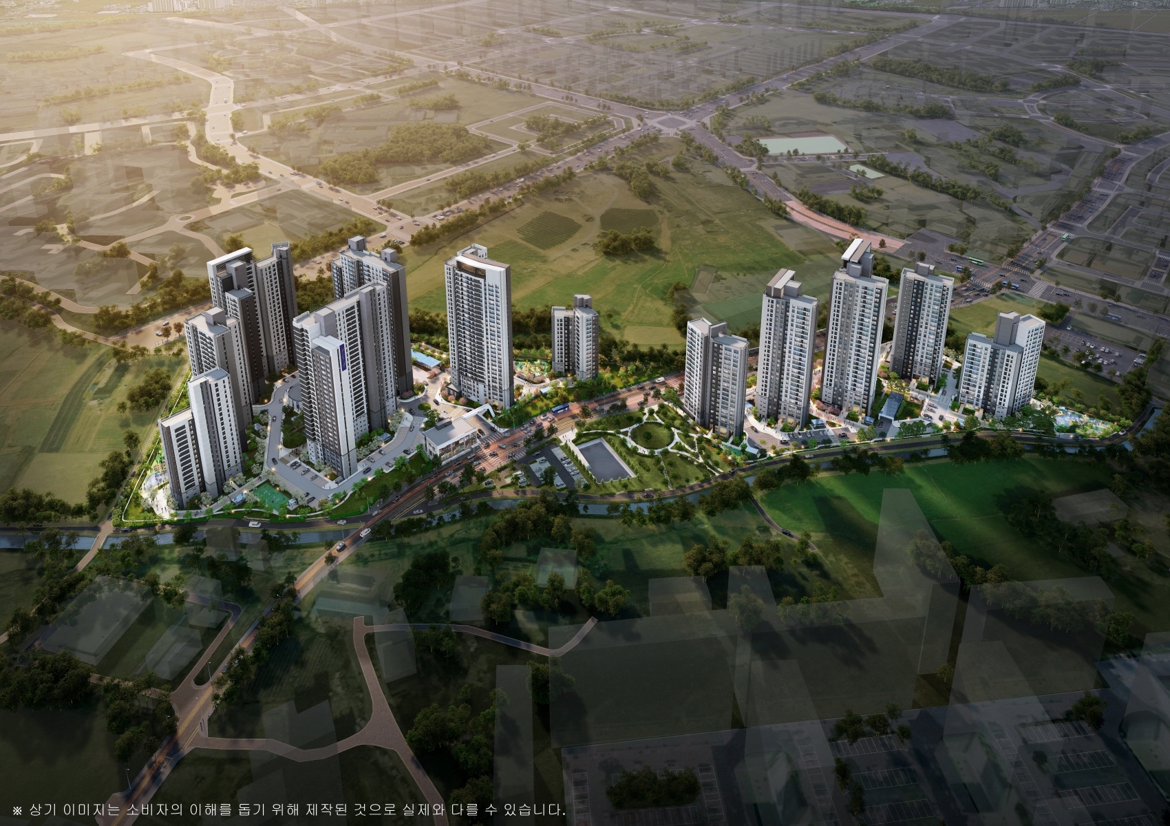 해링턴 플레이스 진사 조감도