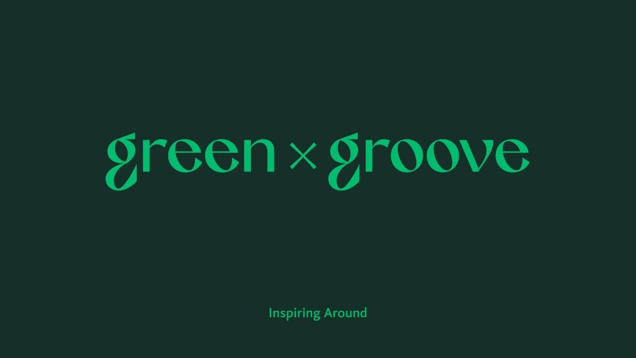 그린바이그루브(GREEN X GROOVE) 브랜드 로고.(사진=롯데건설)