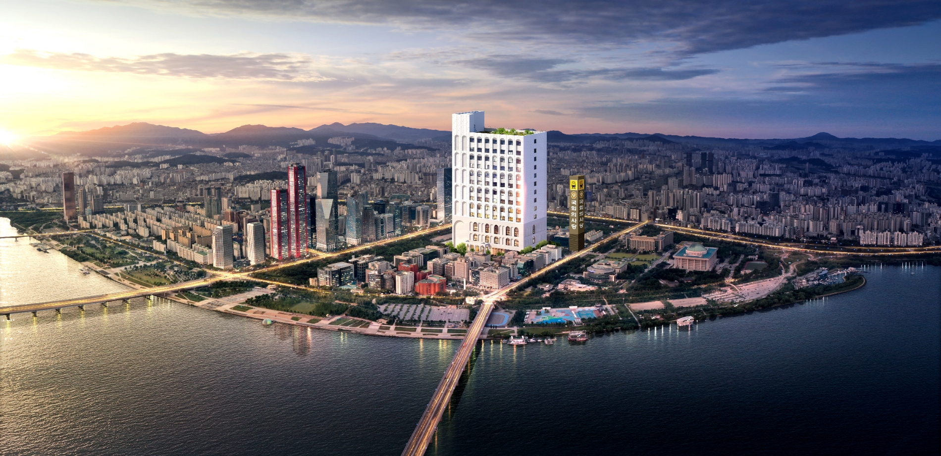 라포르테블랑여의도 광역조감도.