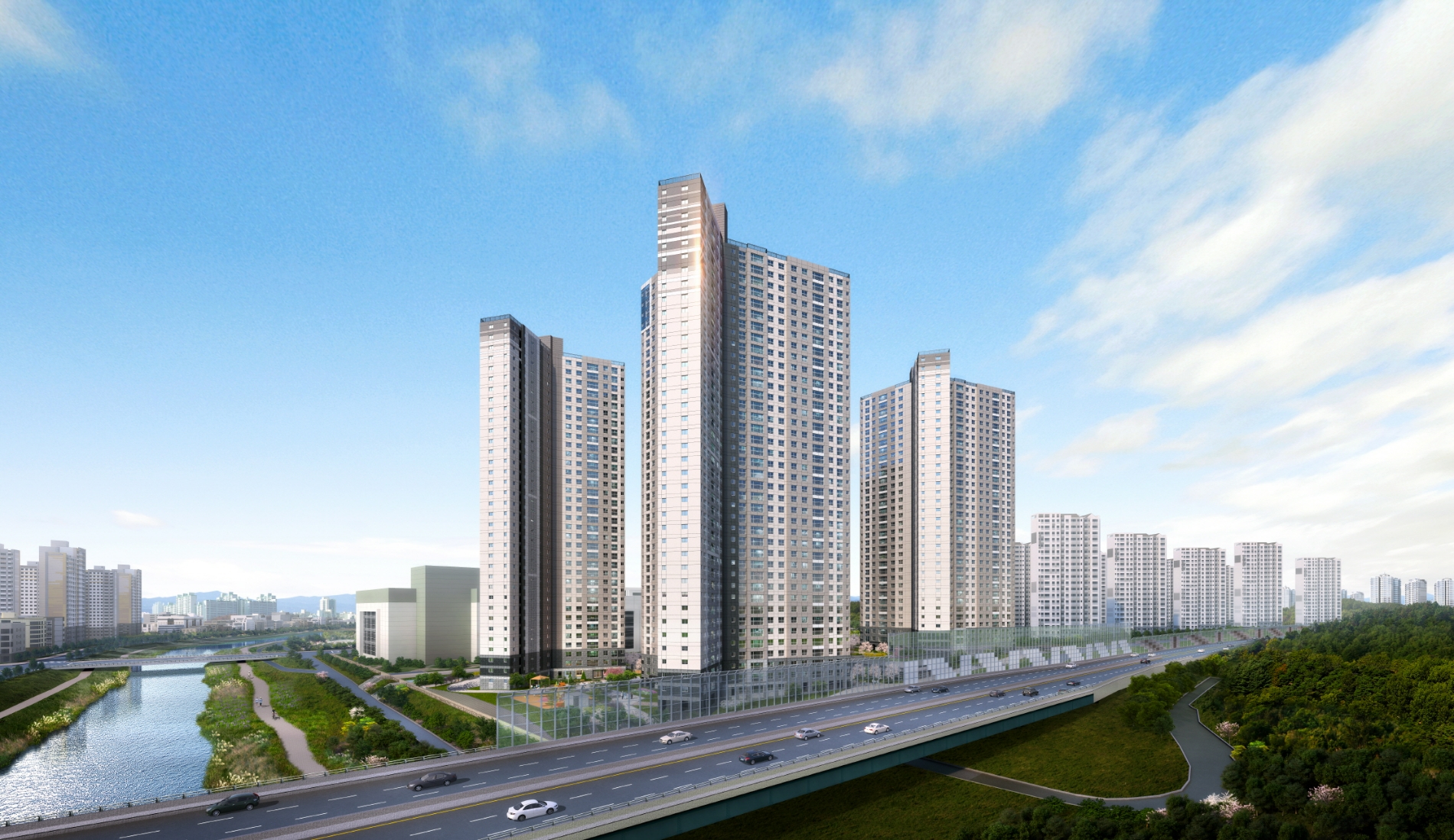 원주혁신도시 유승한내들 더스카이 투시도.