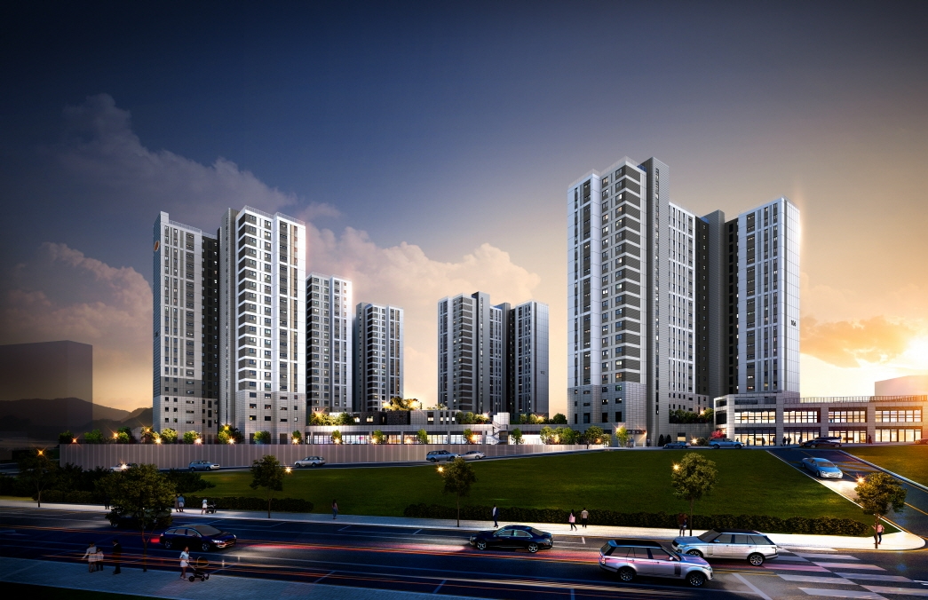 'e편한세상 홍성 더센트럴' 투시도