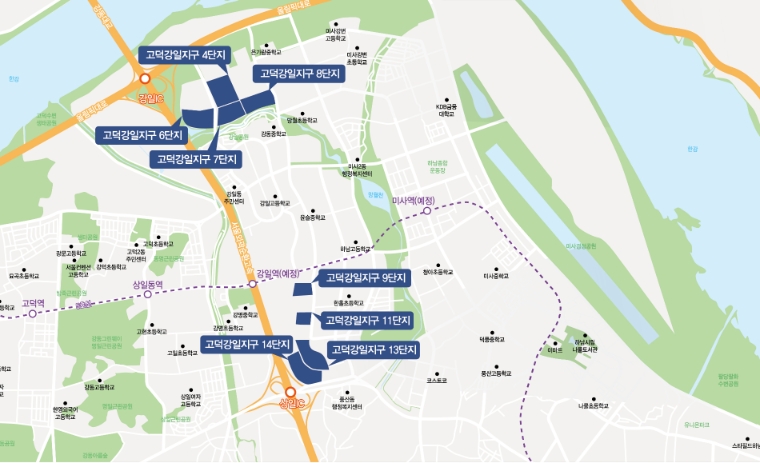 SH공사, 고덕강일지구 단지 내 상가 분양