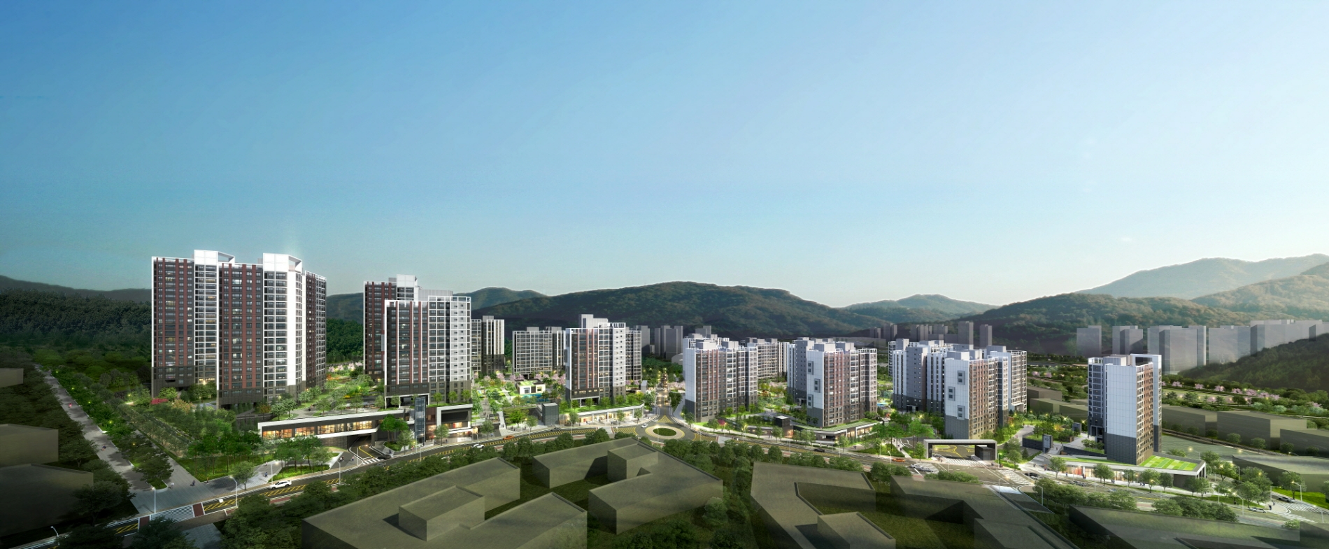 동탄 어울림 파밀리에·동탄 숨마 데시앙 투시도