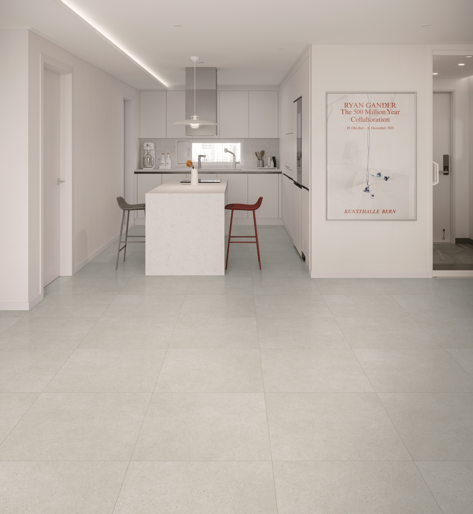 LX지인 바닥재 지아사랑애_내추럴 테라조 패턴.(사진=LX하우시스)