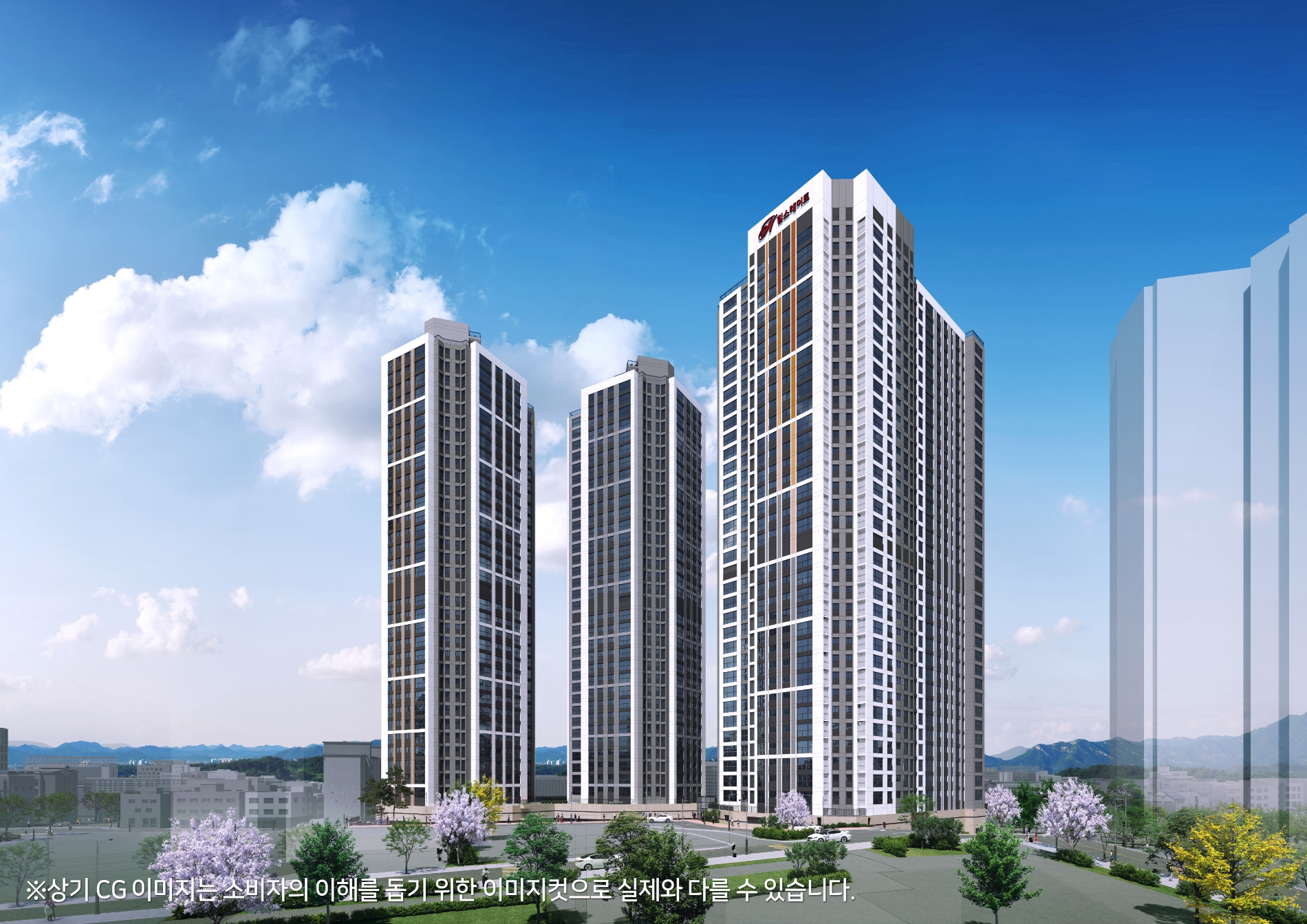 힐스테이트 동대구 센트럴 투시도.(사진=현대건설)