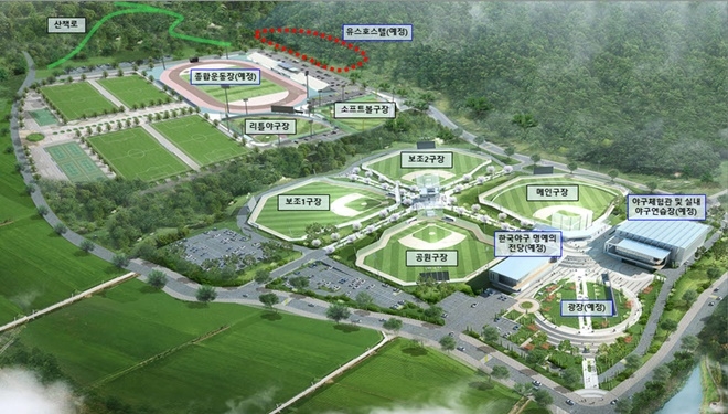 야구테마파크 조감도.(제공=부산 기장군)