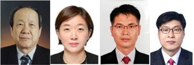 제21회 법조봉사대상수상자들(사진왼쪽부터 김동명 법무사, 김수정 변호사, 최명근 사무관, 최정주 검찰수사관).(사진제공=법무부)
