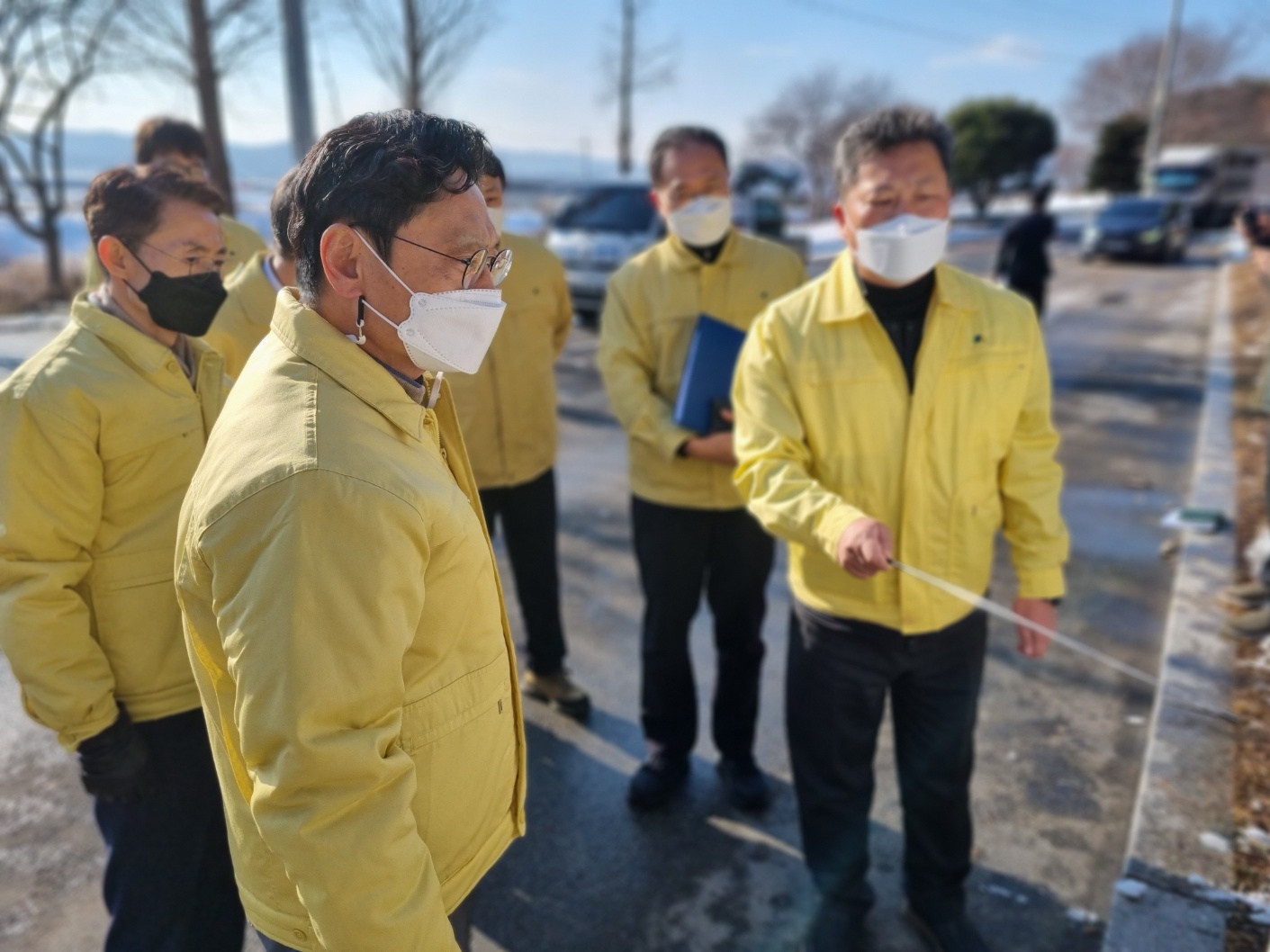 용인 가축방역 현장 점검에 나선 오후석 행정2부지사