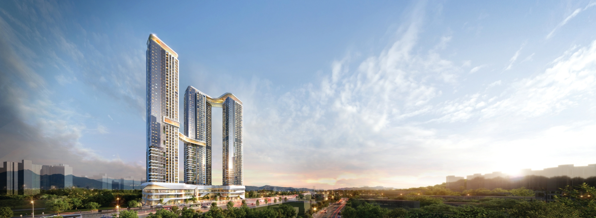 강북5구역 공공재개발사업 투시도.(사진=DL이앤씨)