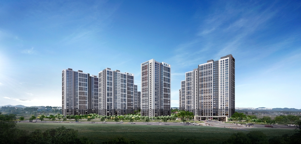 '힐스테이트 평택 화양' 투시도(사진=현대엔지니어링)