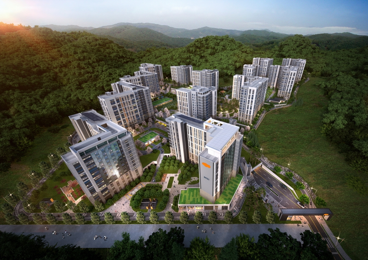 'e편한세상 동탄 파크아너스' 조감도(사진=DL이앤씨)